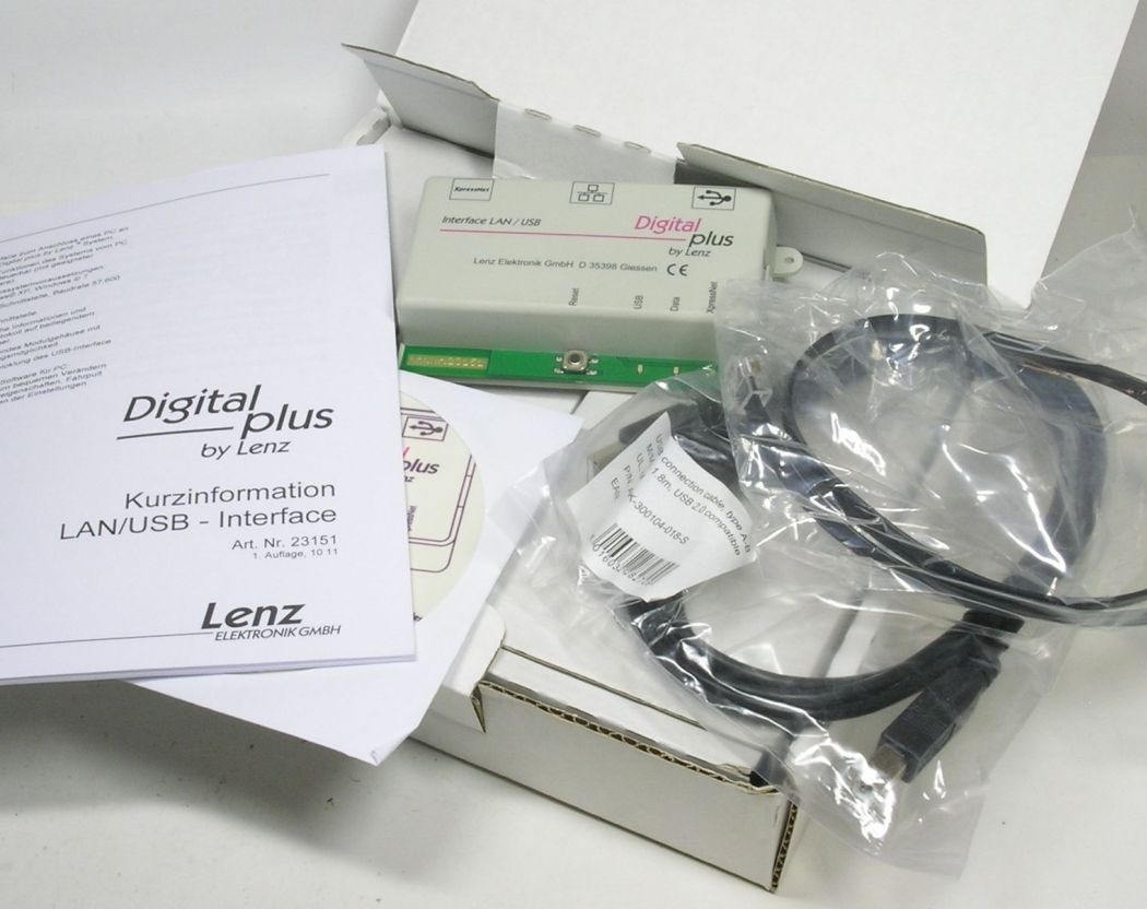Interface LAN und USB Lenz Digital 23151 NEU OVP eBay